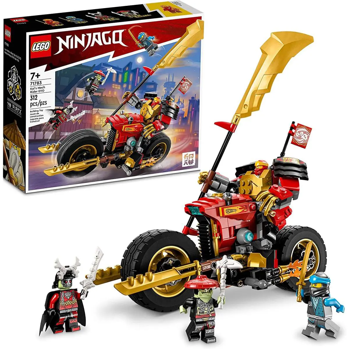 Lego Ninjago Kai’s Mech Rider Evo 71783 Building Toy Set For Kids Boys and G