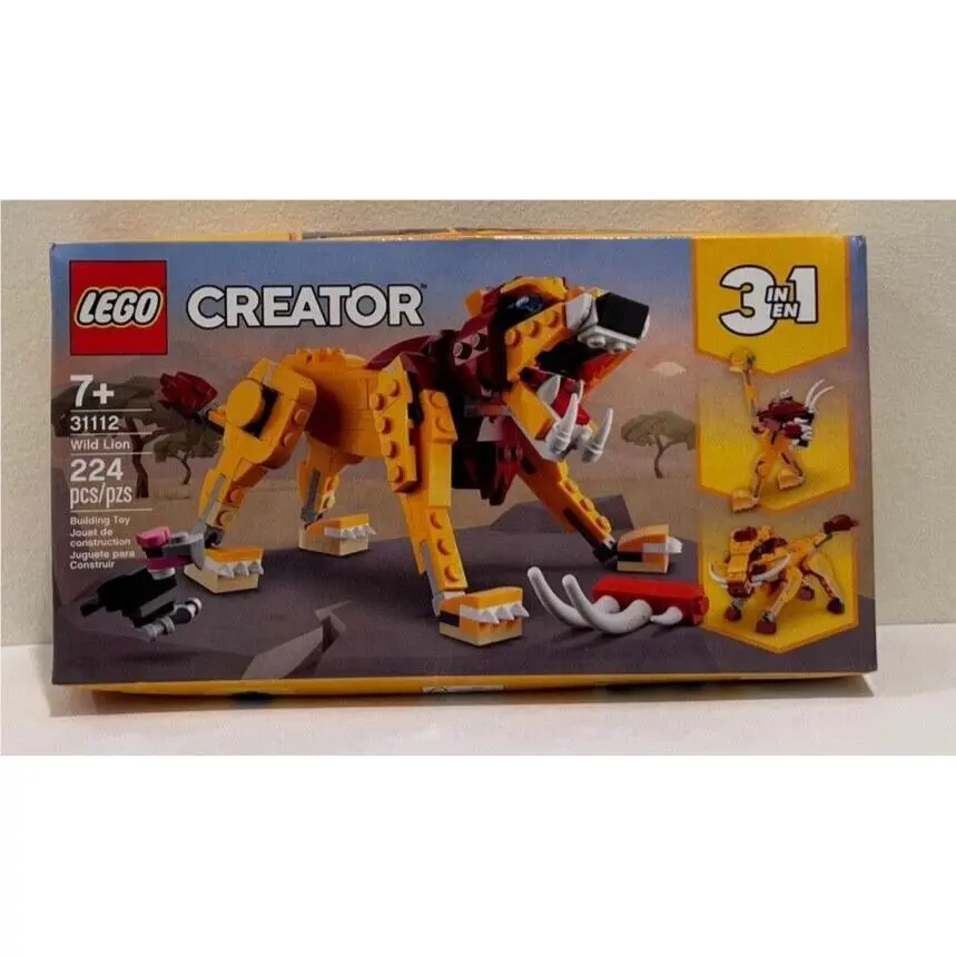 31112 Lego 3 in 1 Wild Lion Creator