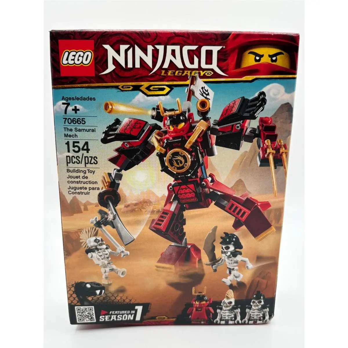 Lego Ninjago Legacy The Samurai Mech Set 70665 154 Pieces