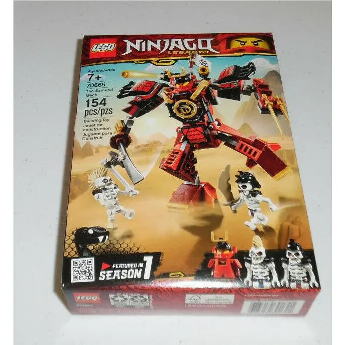 Lego Ninjago 70665 The Samurai Mech 154 Piece Building Set Toy Kit Age 7+
