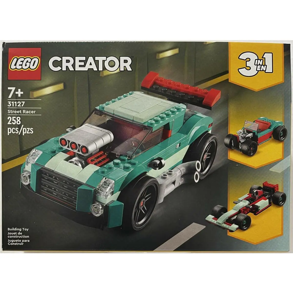 Lego Creator 3-in-1 Street Racer 258pcs 7+