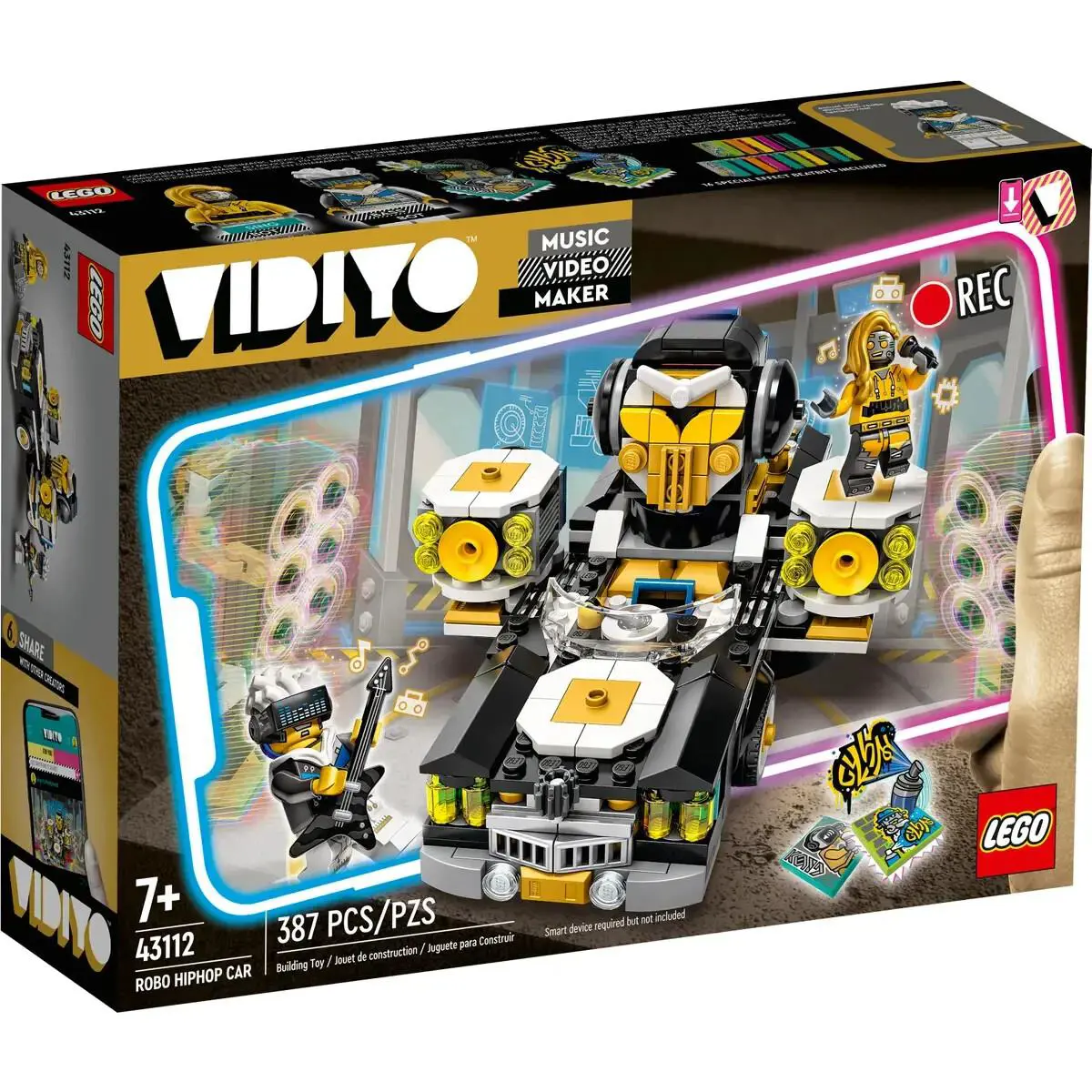 Lego Robo Hiphop Car 43112 Vidiyo Minifigure Building Set