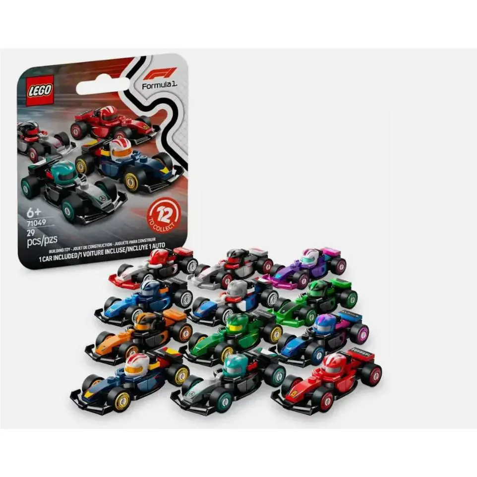 Lego Formula F1 Race Cars 71049 Complete Set of 12 Minifigures