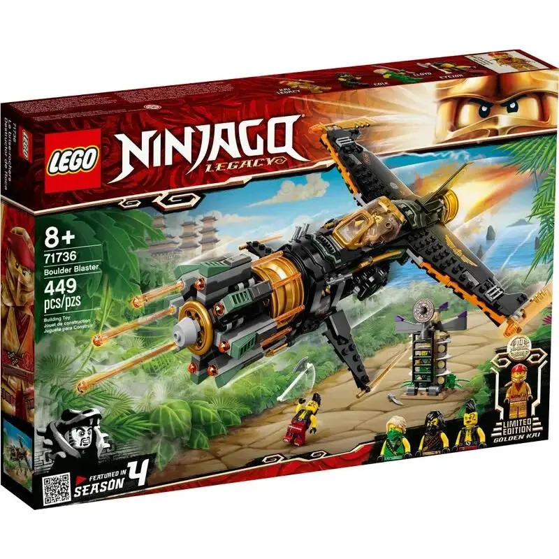 Lego Boulder Blaster 71736 Ninjago Minifigure Building Set
