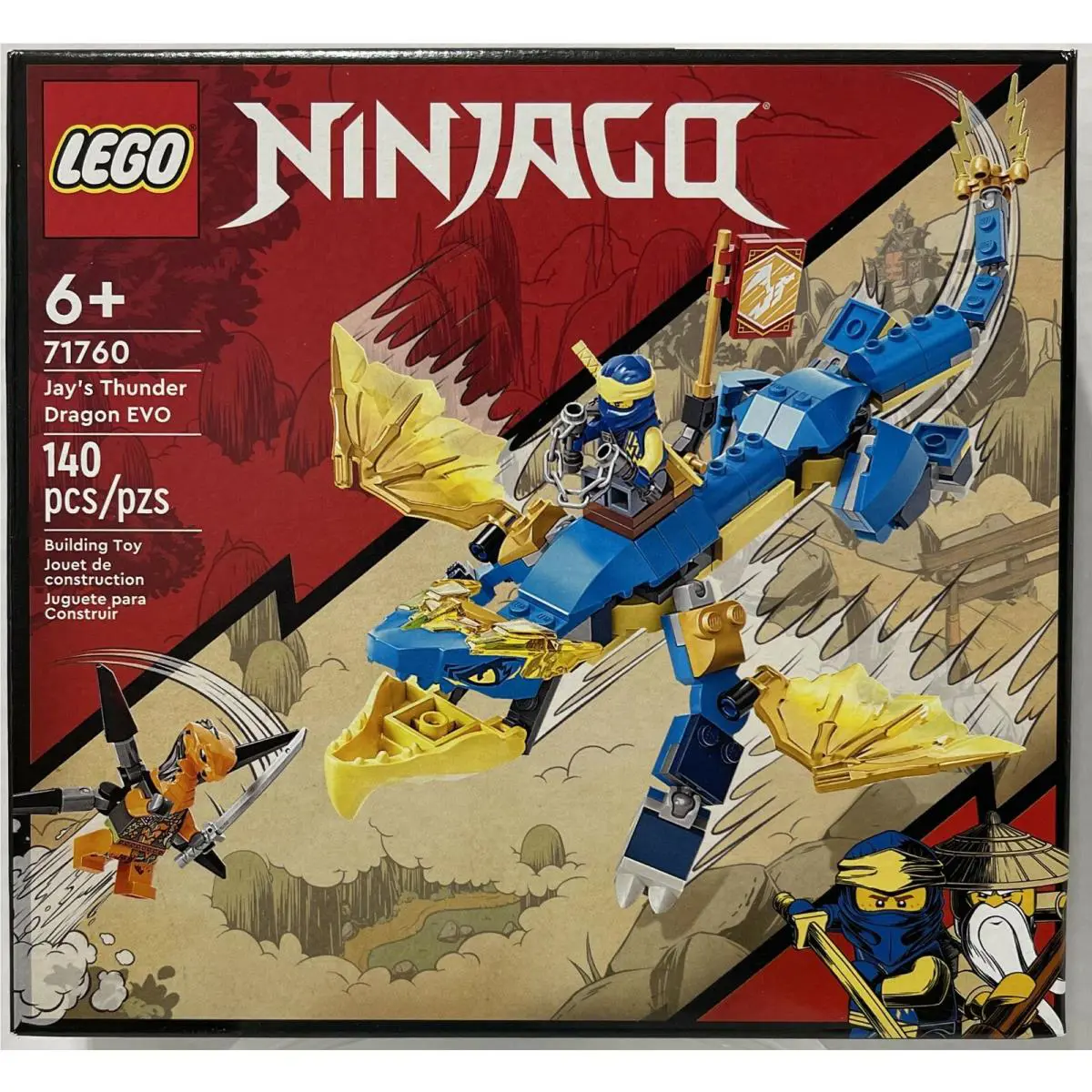 Lego Ninjago Jay`s Thunder Dragon Evo 71760 140pcs 6+