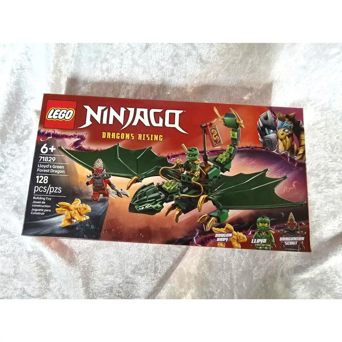 Lego 71829 Lloyd`s Green Forest Dragon Ninago Dragons Rising