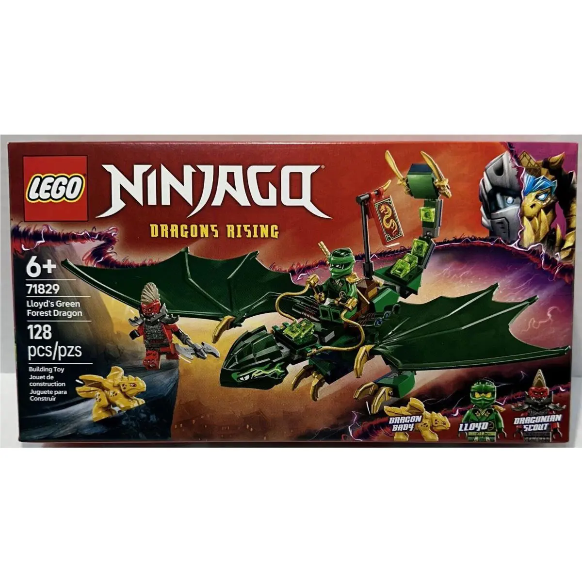 Lego Ninjago Lloyd`s Green Forest Dragon 71829