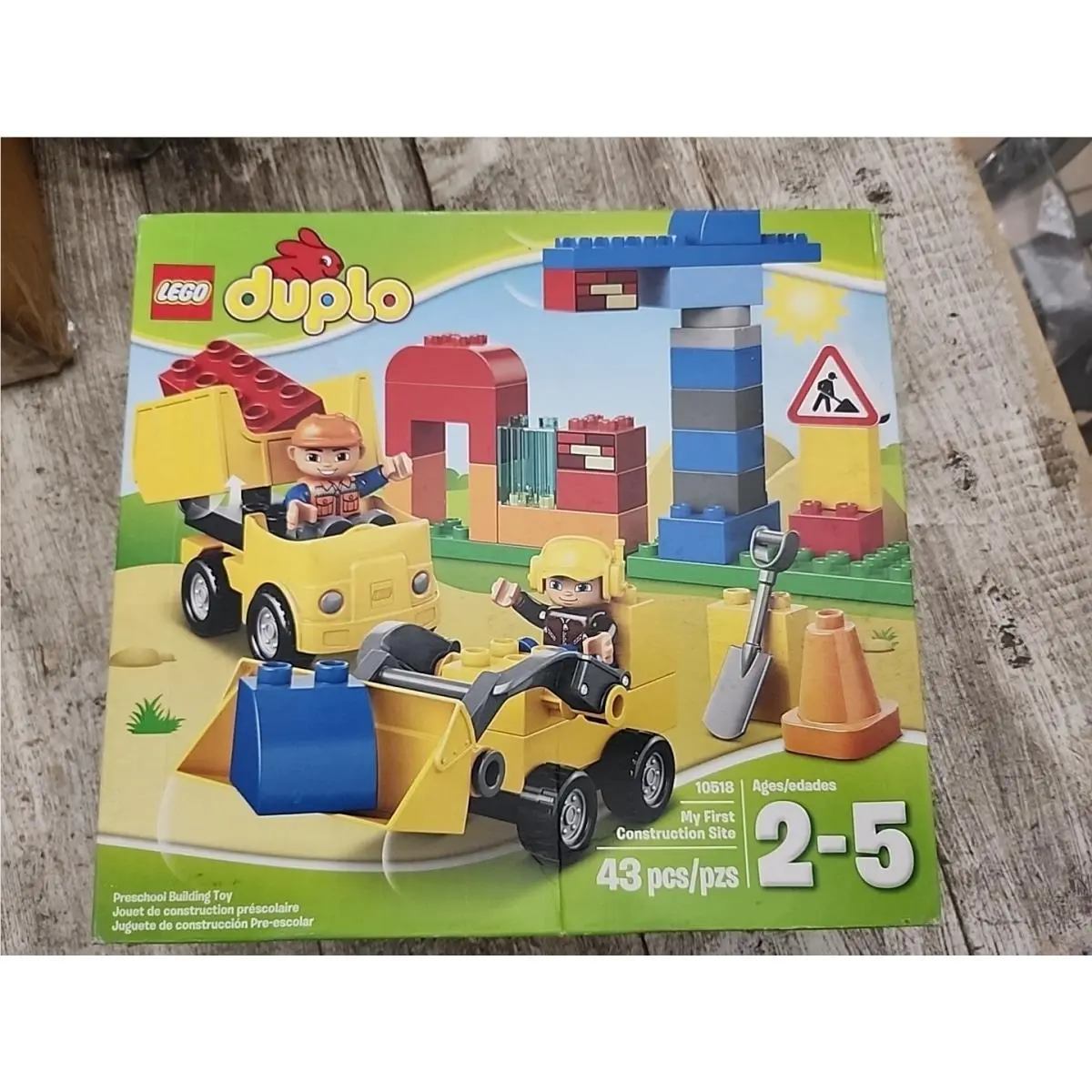 Lego Duplo 10518 MY First Construction Site Set 43 Pcs