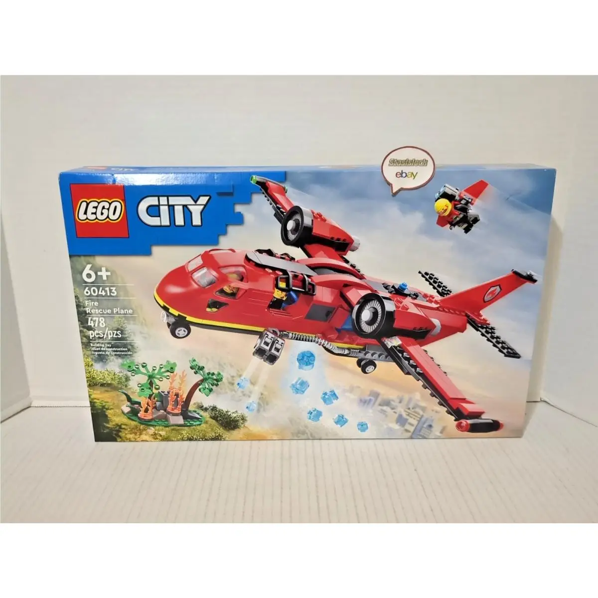 Lego City Fire Rescue Plane 60413