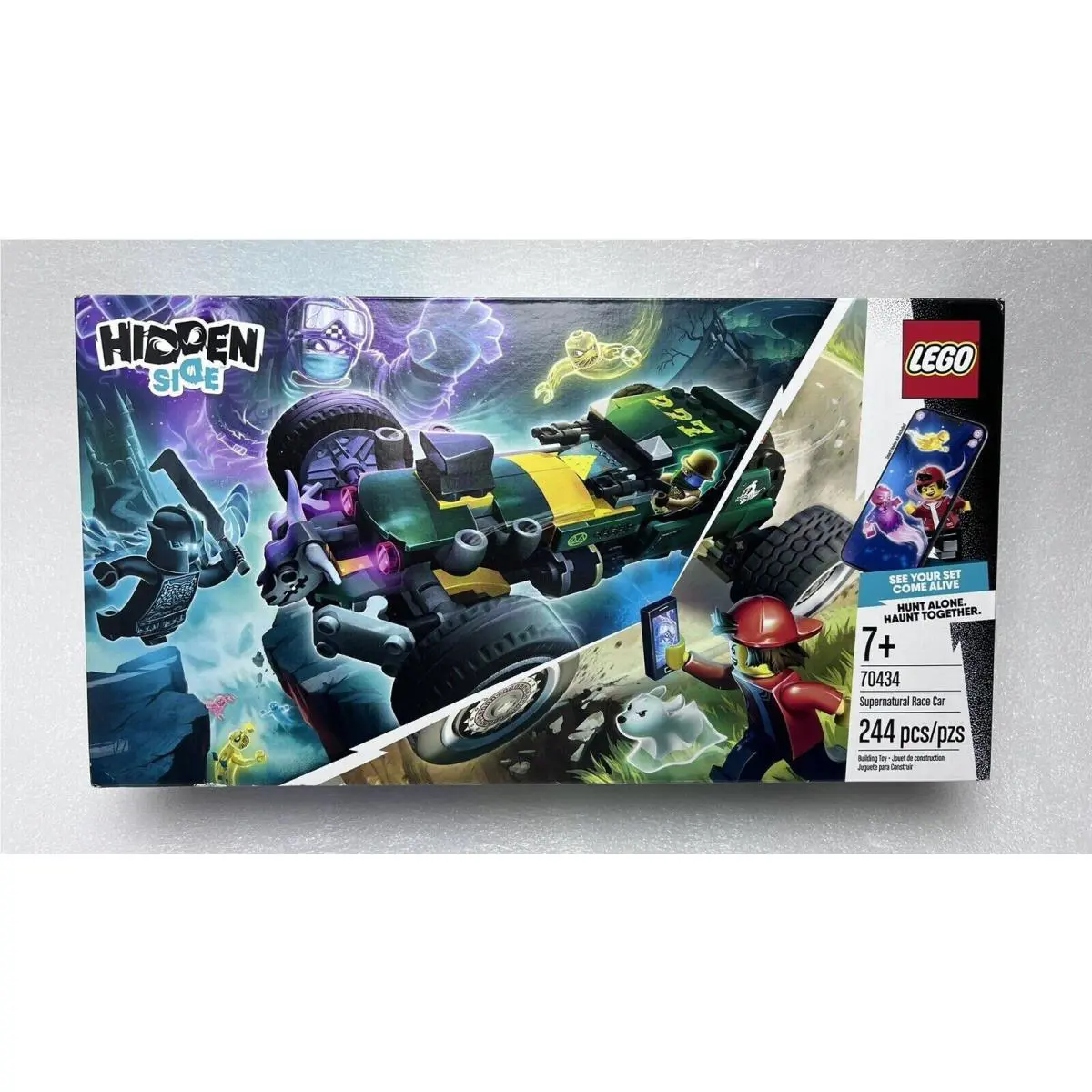 Lego Hidden Side: Supernatural Race Car 70434 Car Model Toy 244pcs Retired Set