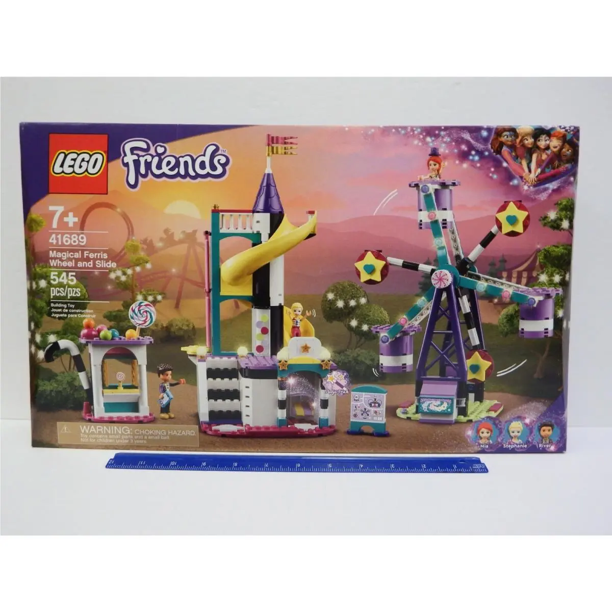 Lego - Friends 41689 - Magical Funfair Ferris Wheel and Slide - 545 pc Set