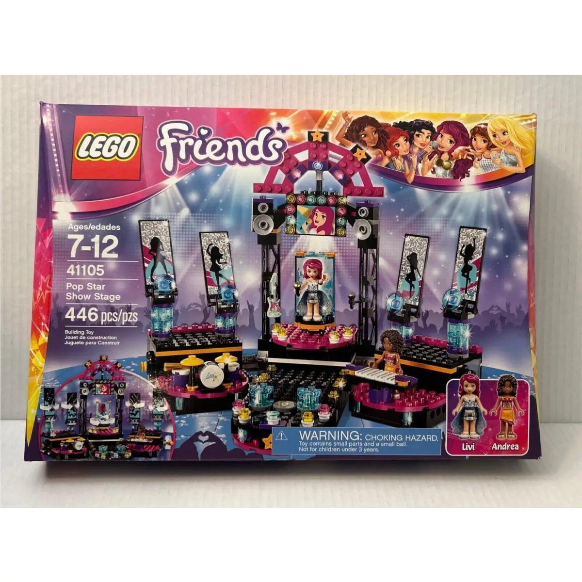 Lego Friends 41105 Pop Star Show Stage Building Kit