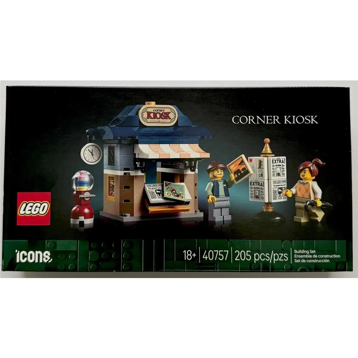 Lego Icons Corner Kiosk 40757 Gwp Retired Exclusive Building Set