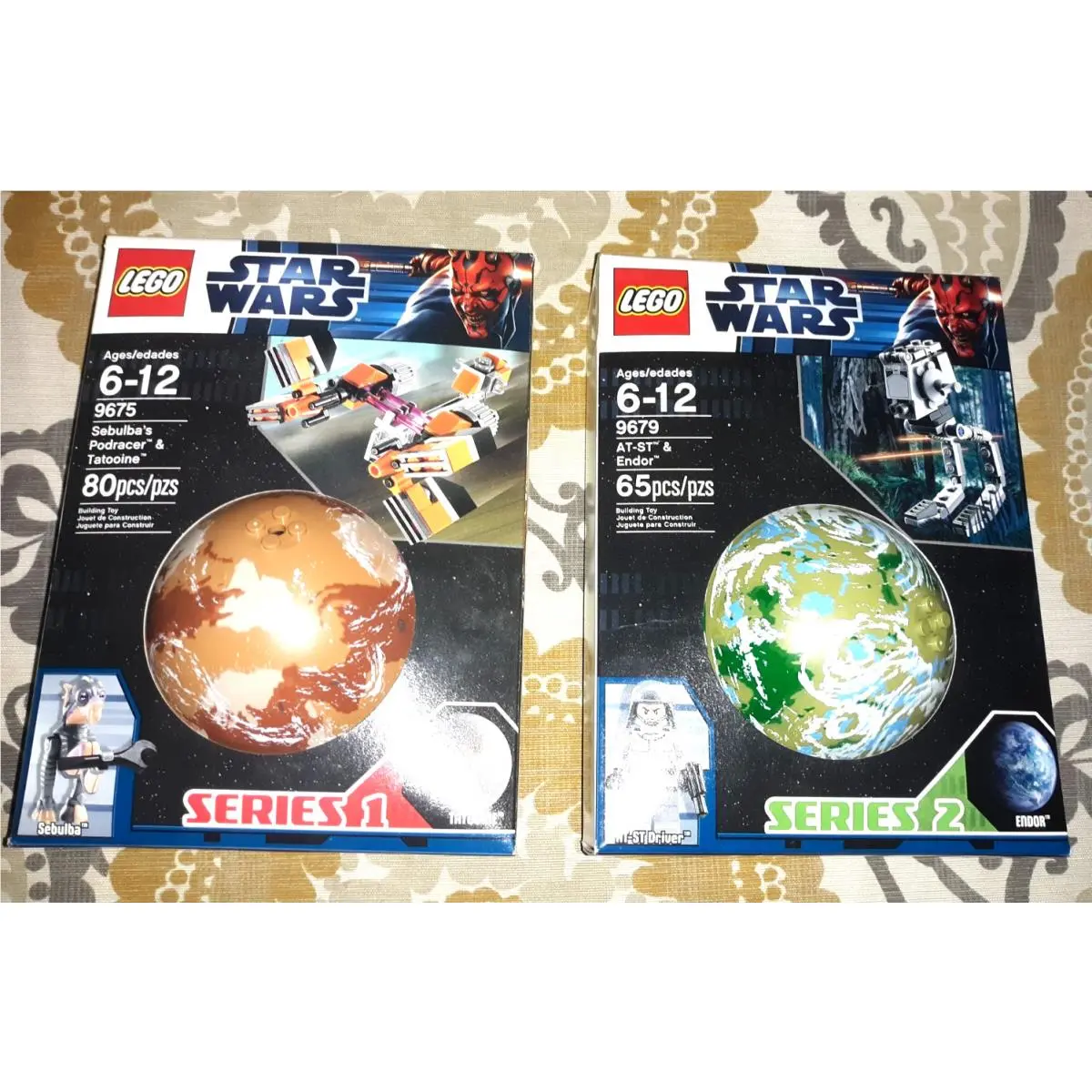 Star Wars Lego - 9675 Sebulba’s Podracer 9679 Tatoonine +at-st Endor