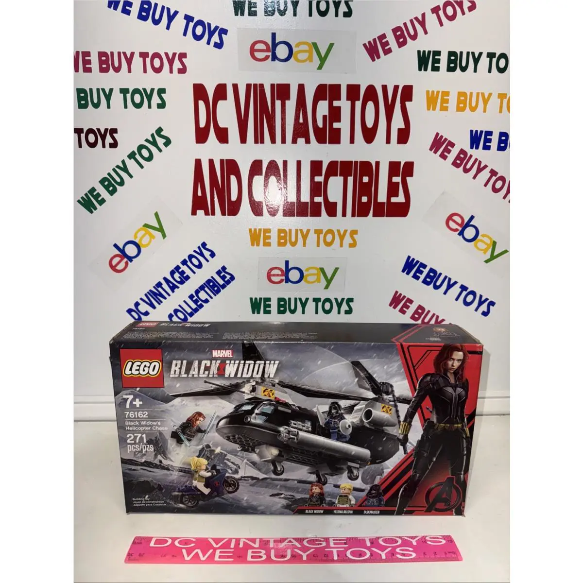 Lego Super Heroes: Black Widow`s Helicopter Chase 76162 Box