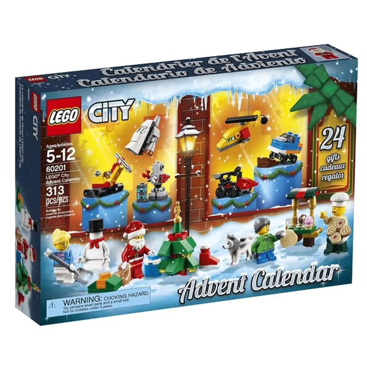 Lego City: Advent Calendar 2018 Edition - 313 Piece Building Kit Lego 60201
