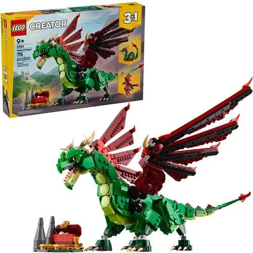 Lego® Creator Medieval Dragon 3-in-1 31161 Toy Brick