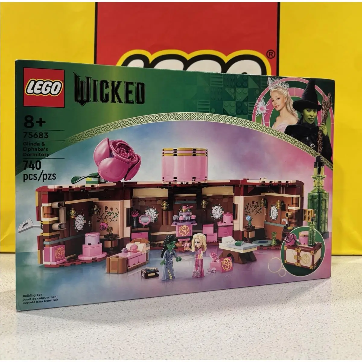 Lego Glinda Elphaba`s Dormitory Wicked 75683 Set 740pcs Box Retired