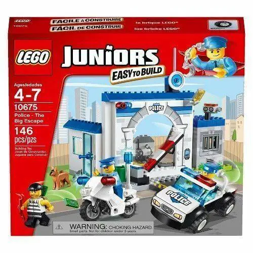Lego Juniors 10675 Police The Big Escape 146 Pieces