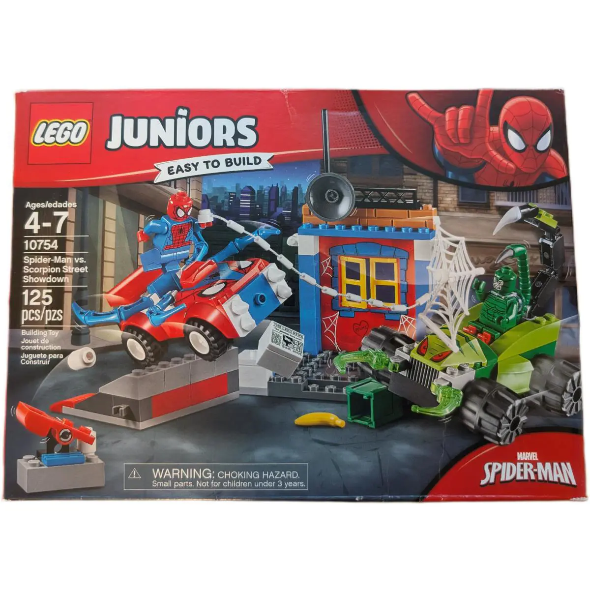 Lego Juniors 10754 Spider-man Vs. Scorpion Retired 4+ Marvel Set Nisb