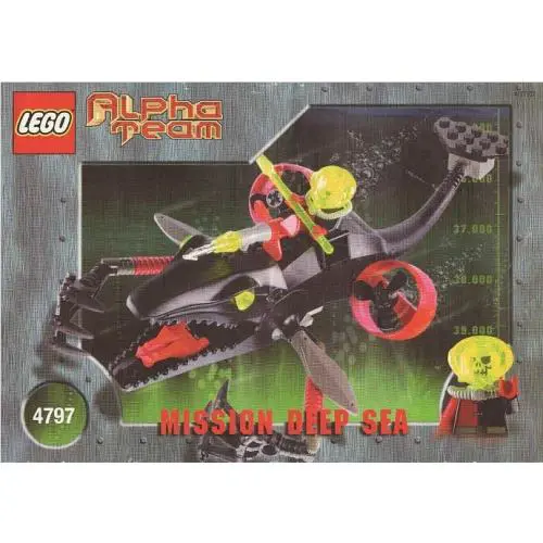 Lego 4797 Alpha Team: Ogel Mutant Killer Whale