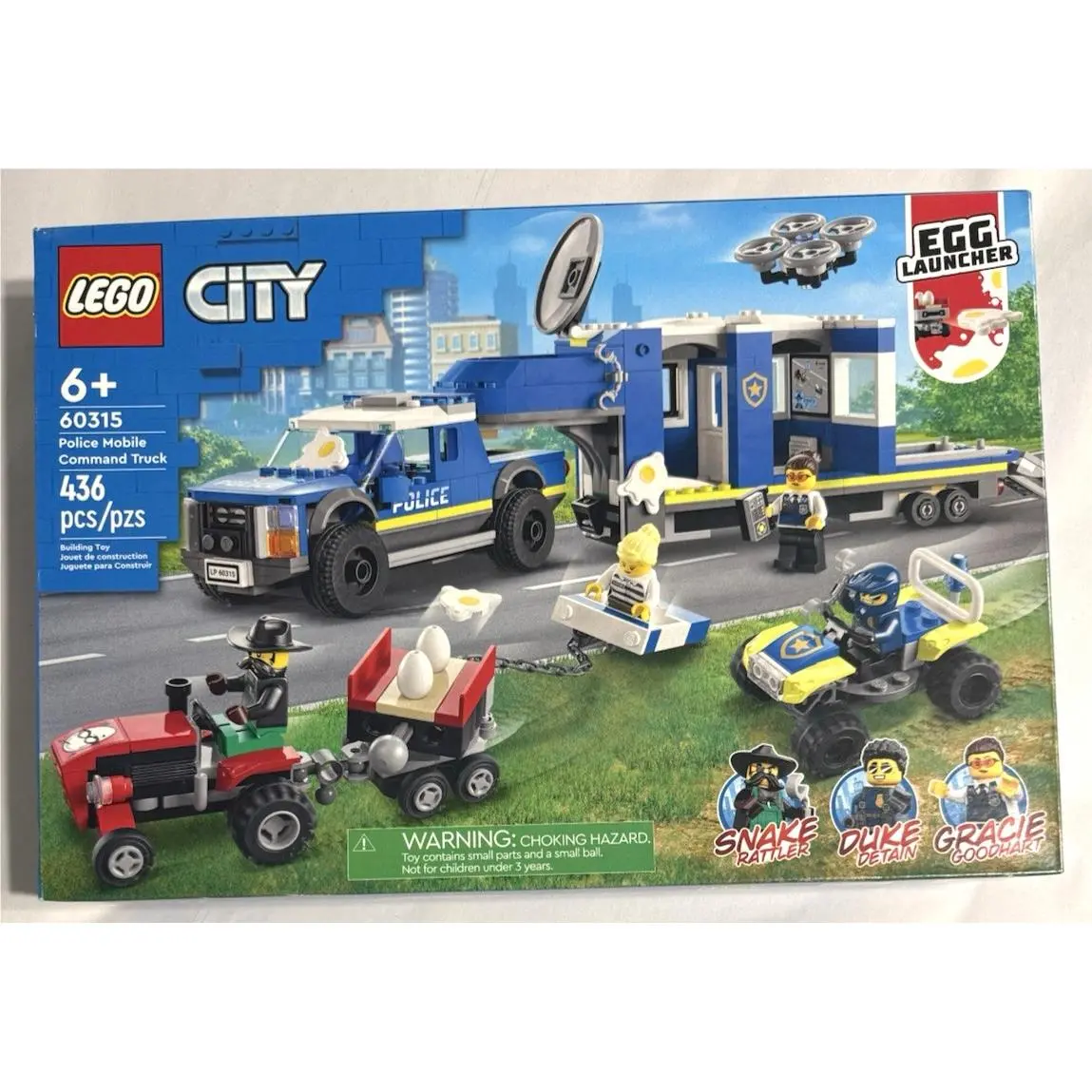 Lego 60315 Police Mobile Command Truck 436 Pieces