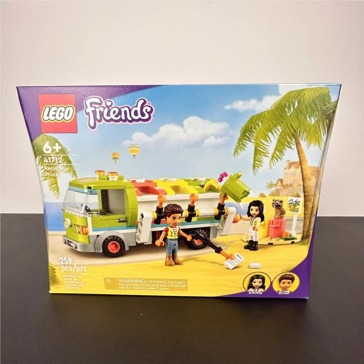 Lego 41712 Friends Recycling Truck Building Emma River Raccoon 259 Pieces
