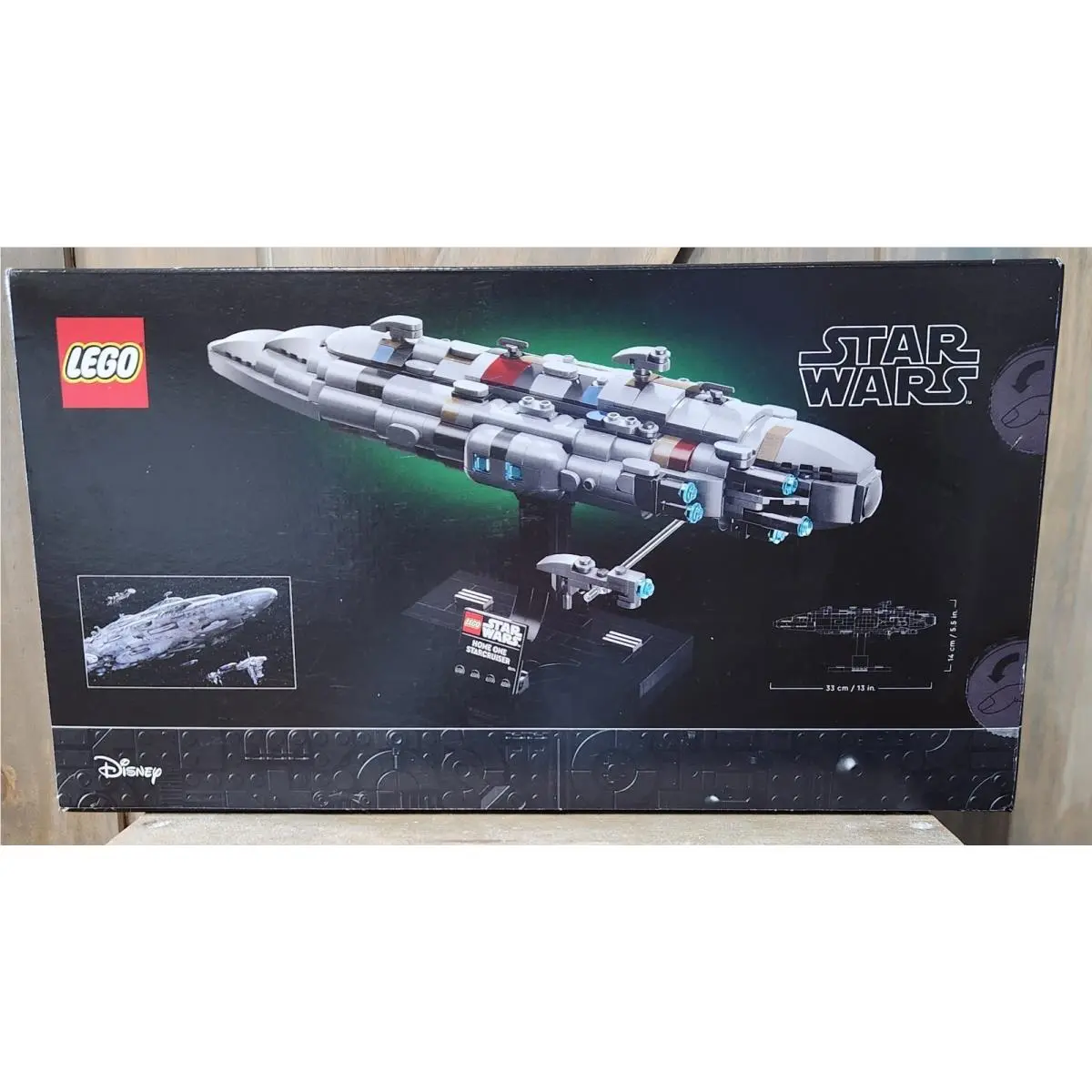 Lego Star Wars Home One Starcruiser 75405 Display Stand Complete Set