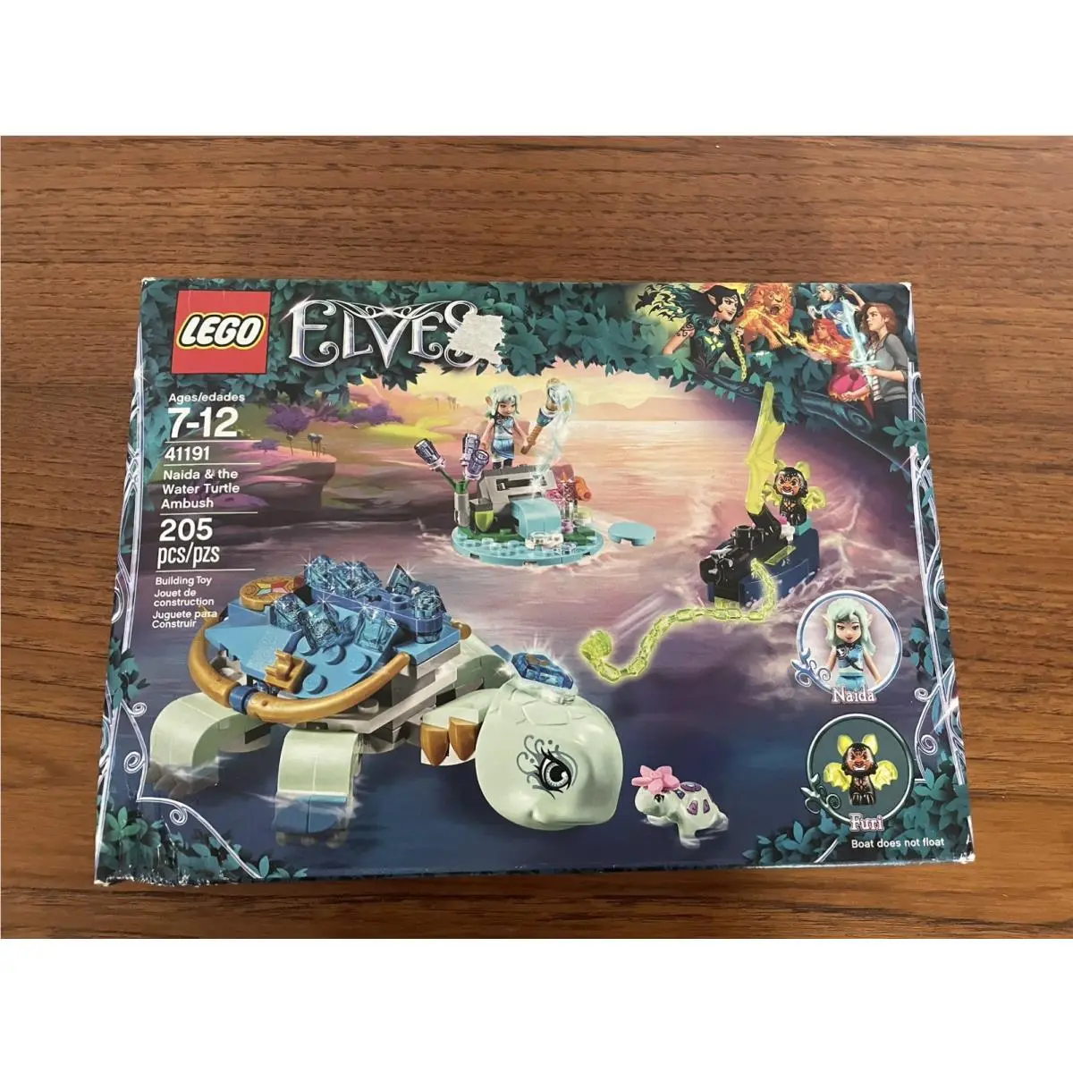 Lego Elves Naida The Water Turtle Ambush 41191 -minor Box Dmg See Pics