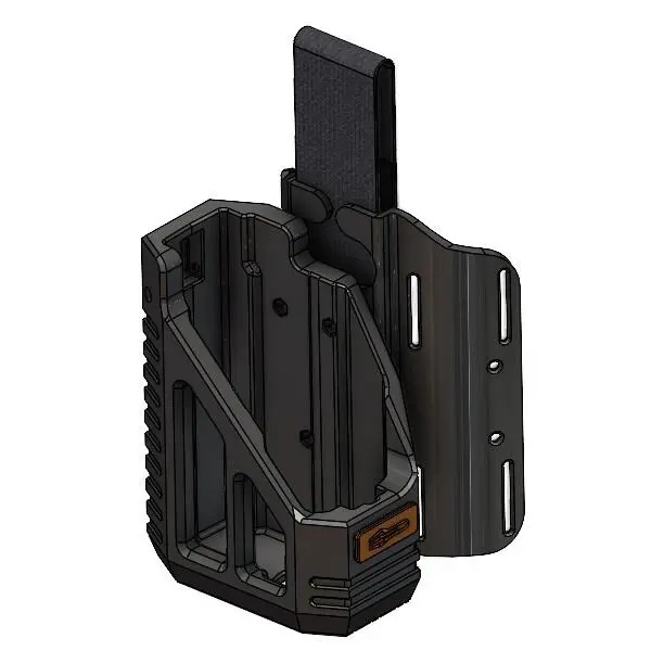 3D Printed Fast Draw Drop Leg Holster For Nerf Rival Kronos Pistol Blaster