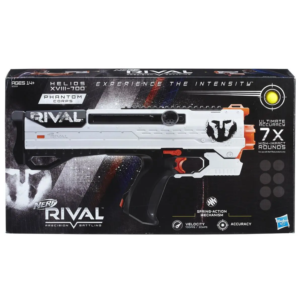 Nerf Rival Phantom Corps Helios XVIII-700 Blaster with 7 Rival Rounds