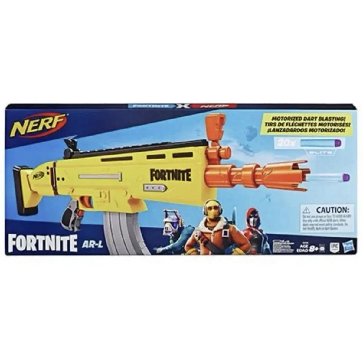 Nerf Fortnite Ar-l Elite Dart Blaster E6158 Yellow Black