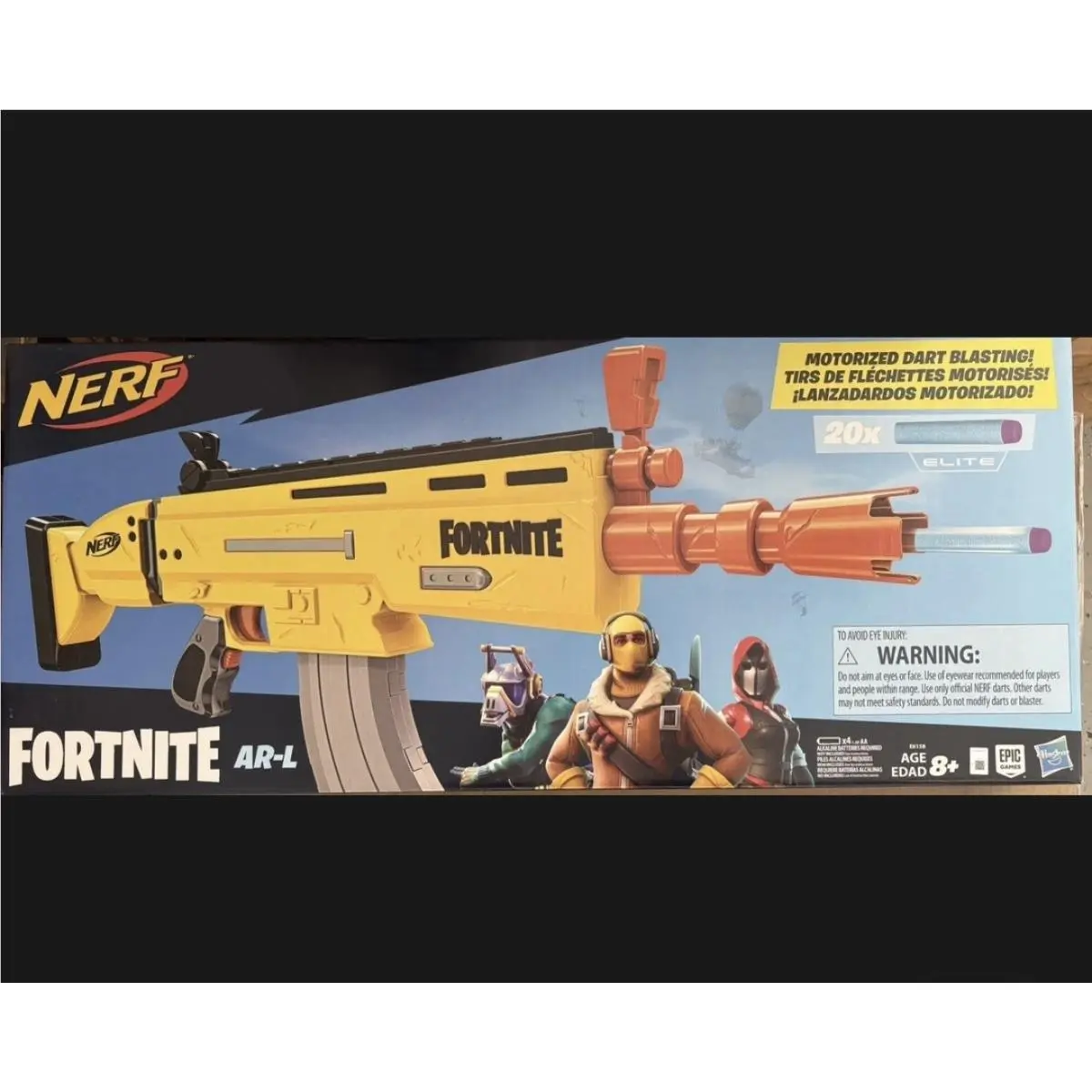 Nerf E6158 Fortnite Ar-l Elite Dart Blaster