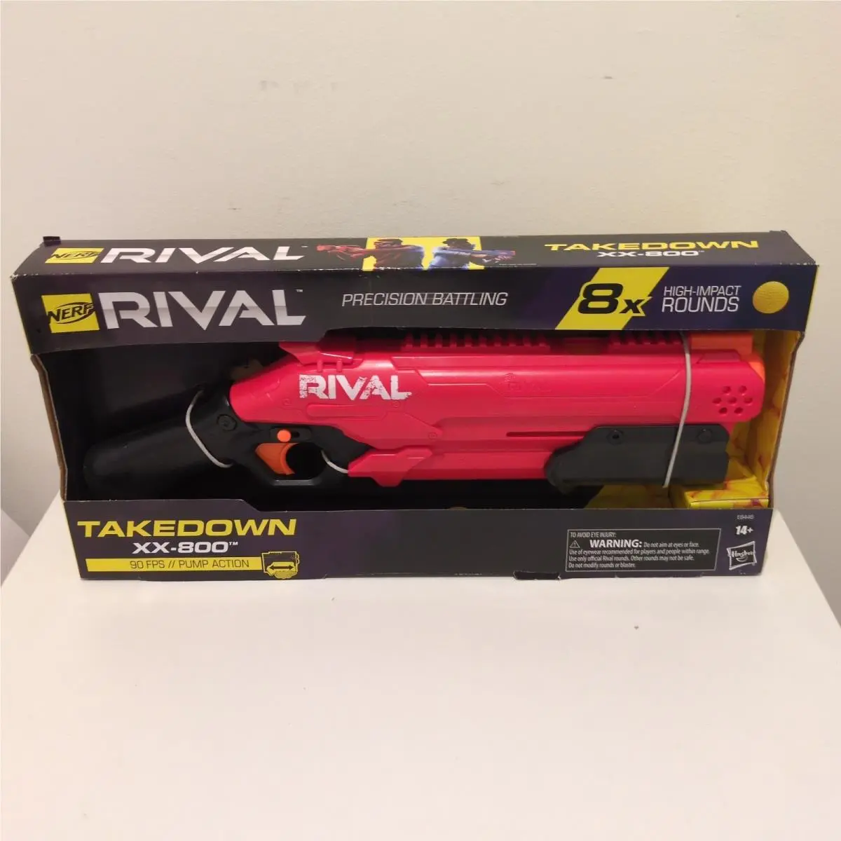 Nerf Rival Takedown XX-800 Blaster Pump Action High-impact Blaster Shotgun