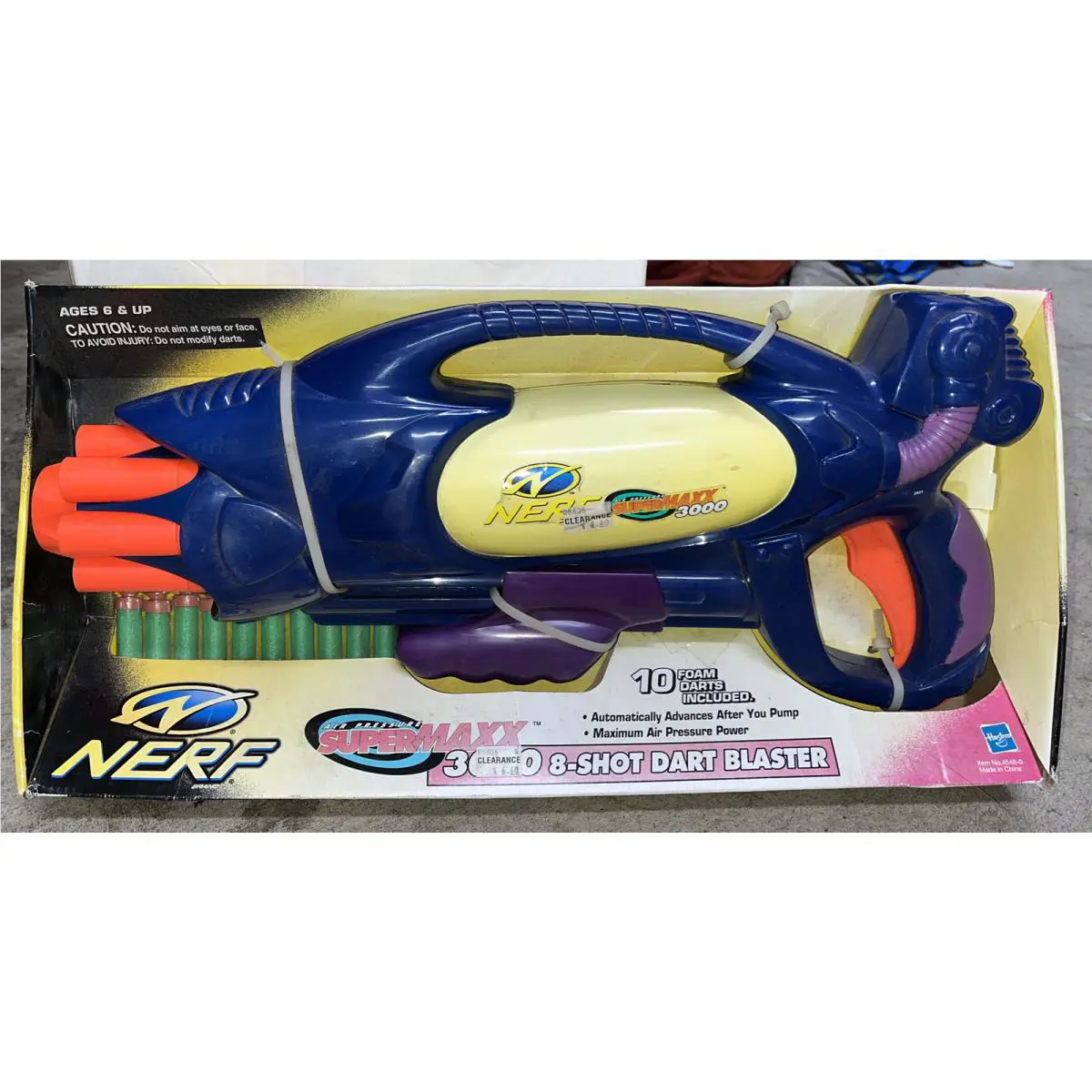 Nerf Supermaxx 3000 Blaster Gun Vintage 1999