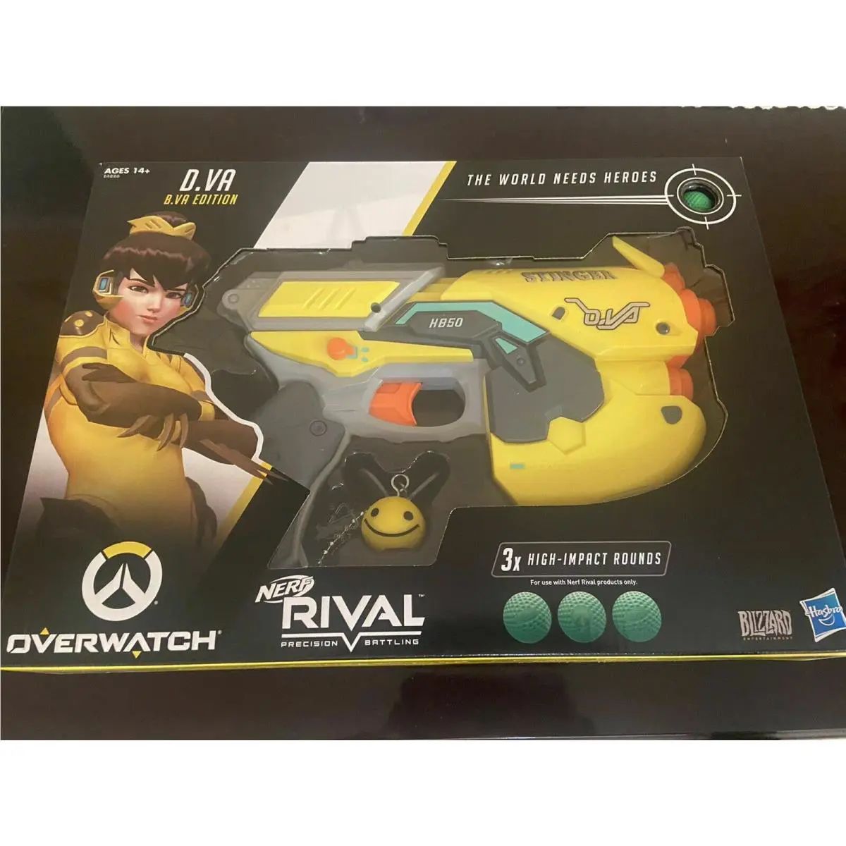Nerf Rival Overwatch D.va B.va Edition Yellow with Bee Charm Stinger