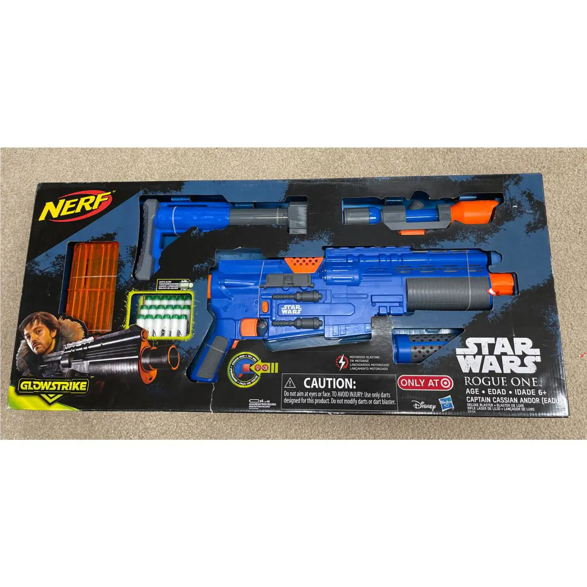 Star Wars Rogue One Nerf Gun Blaster Captain Cassian Andor Eadu Deluxe Blaster