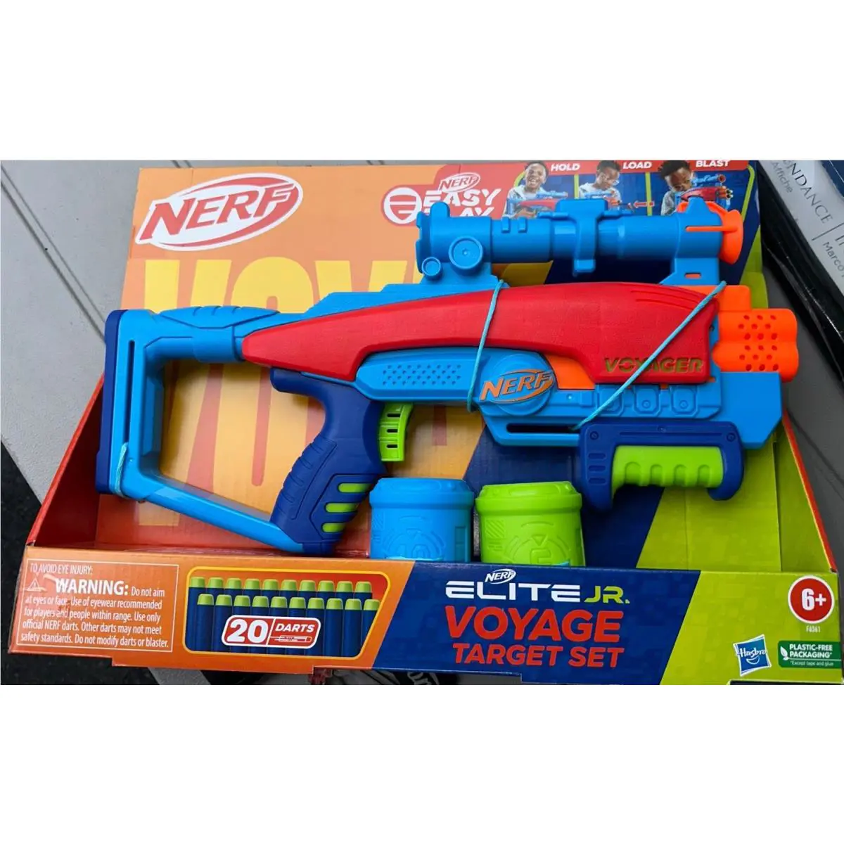 Nerf Elite Jr. Voyage Target Set with 20 Darts