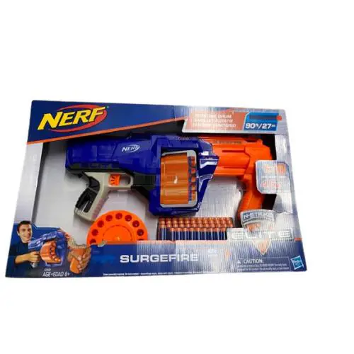 Nerf Surgefire with 45 Darts Rotating Drum 90 Feet