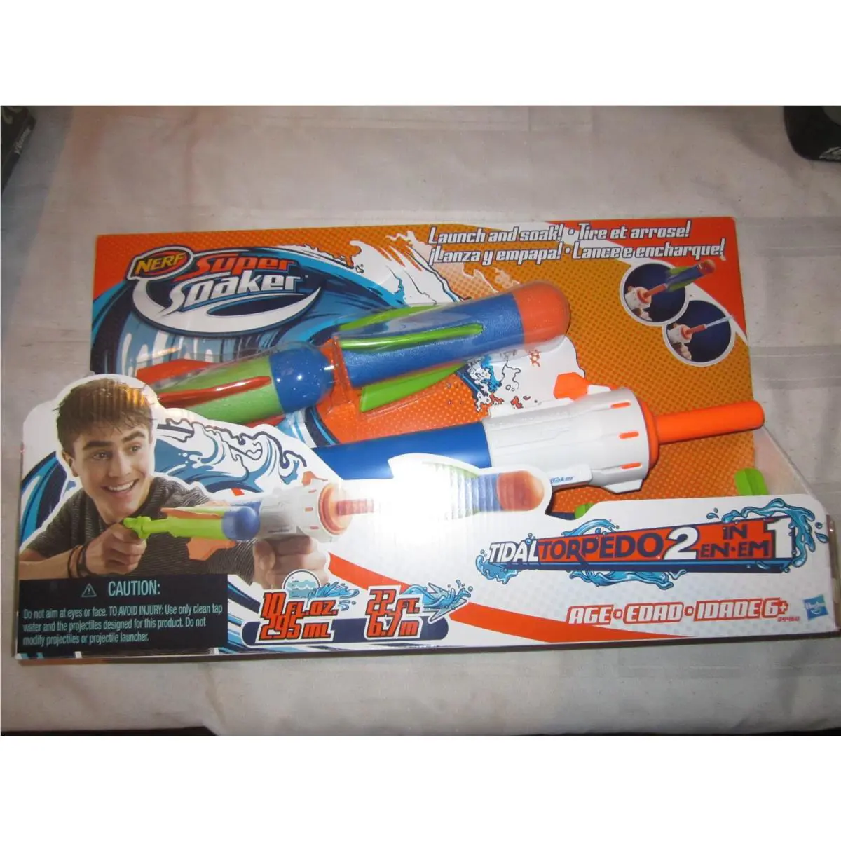 Nerf Gun Rapid Tidal Torpedo Super Soaker Water Gun Toy Launch Blaster