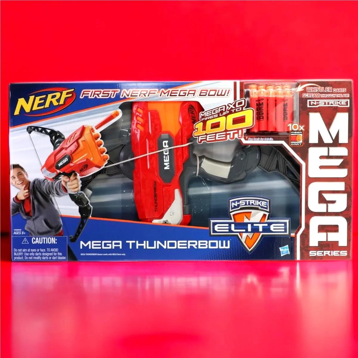 Nerf N-strike Mega Thunderbow First Nerf Mega Bow Fires To 100 Feet 2013