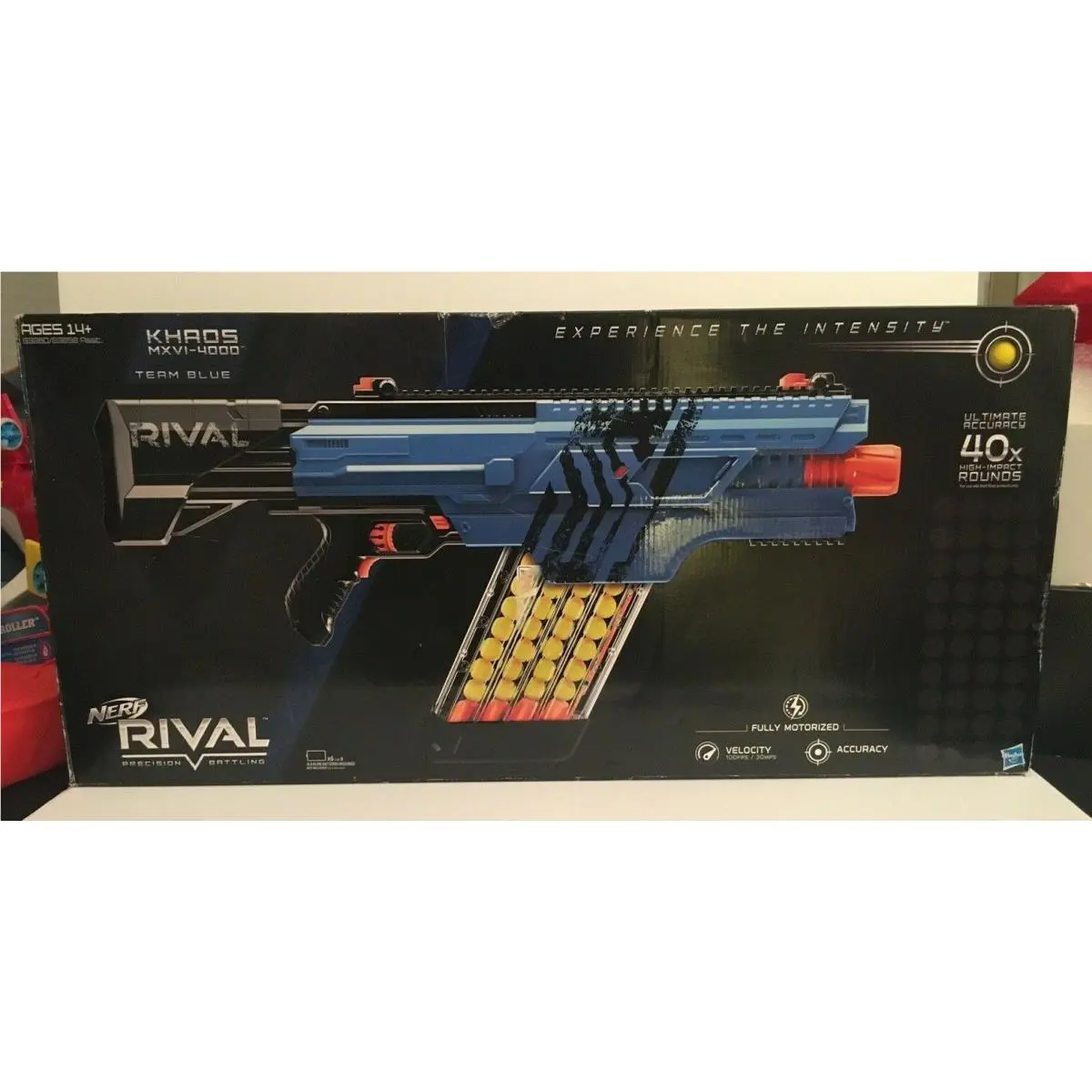 Very Rare - Nerf Rival Khaos MXVI-4000 Blaster Team Blue - MY Last One