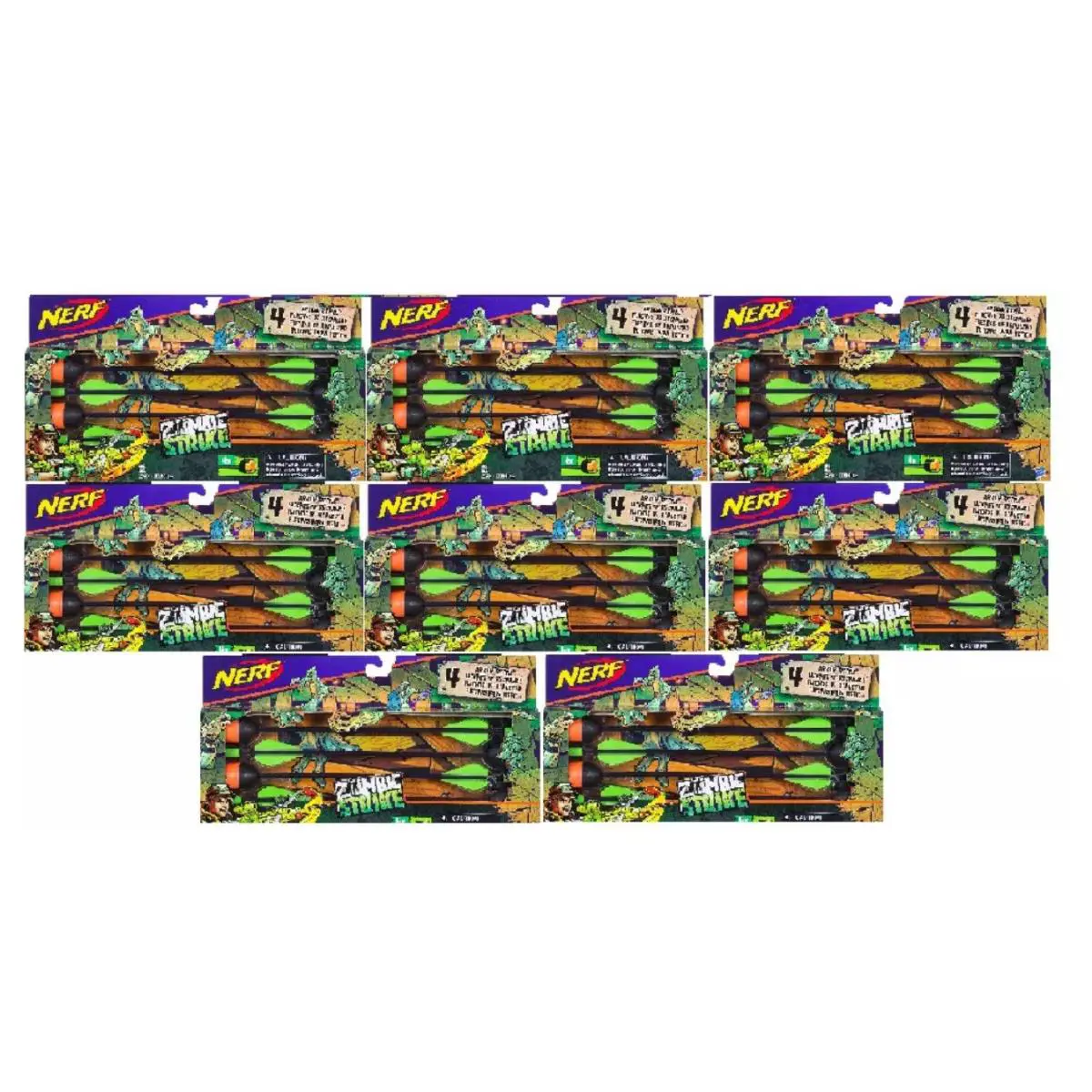 8 Pack Nerf Zombie Strike Arrow Refill 32 Total Arrows Wholesale