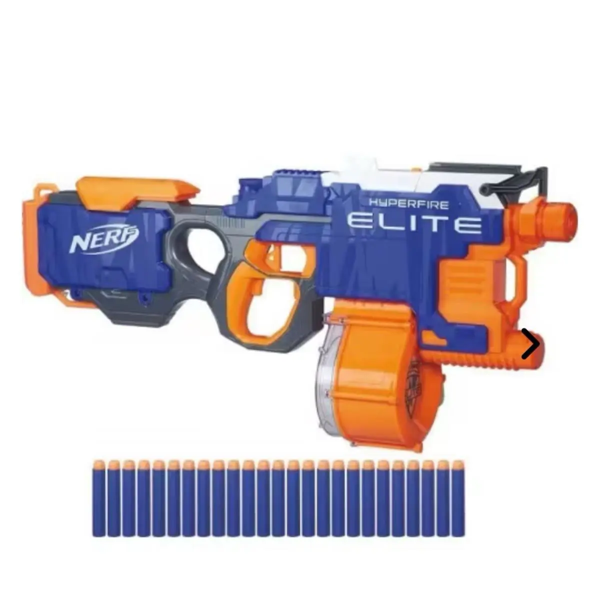 Nerf Gun Elite N-strike Motorized Hyperfire Blaster 5 Darts Per Second B5573