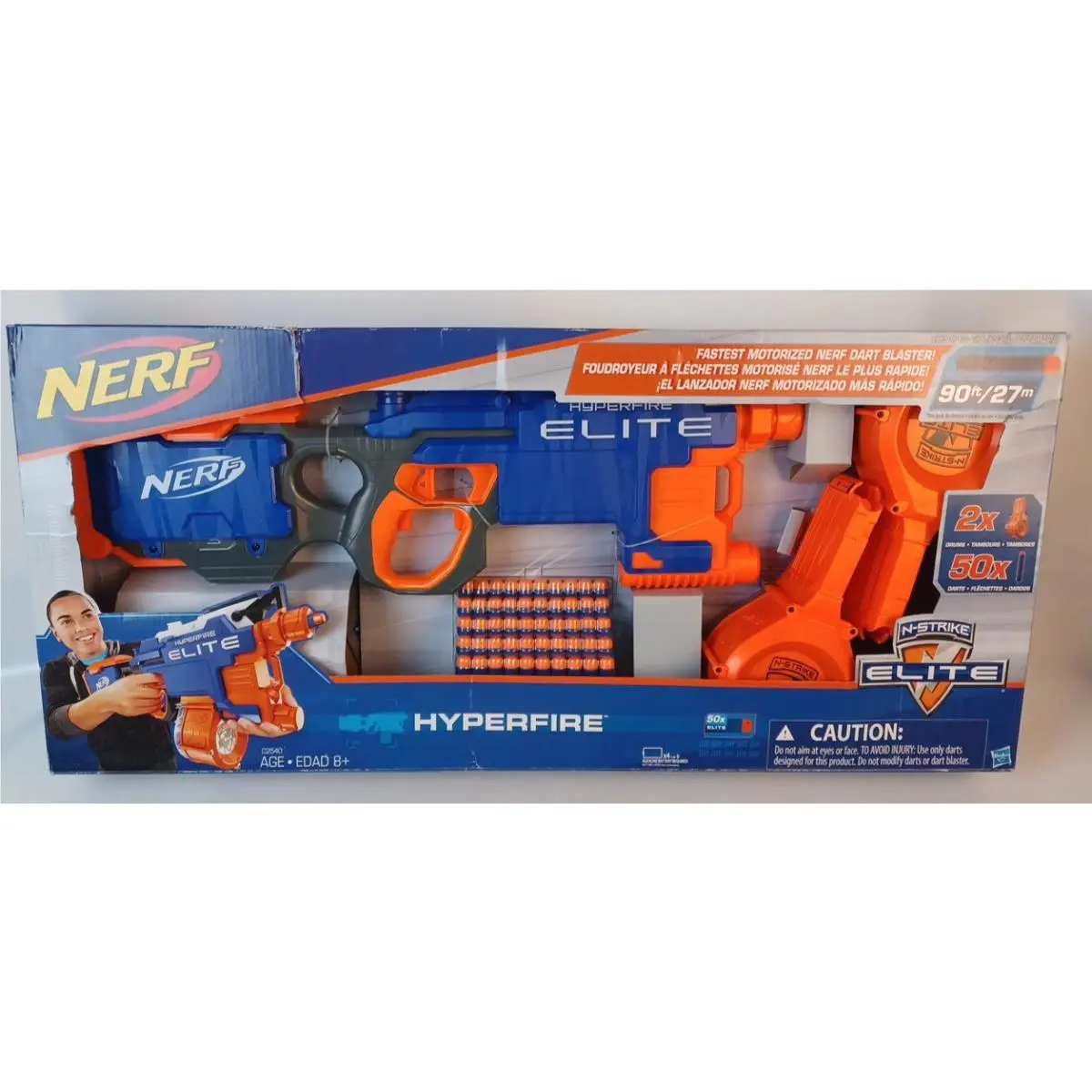 Nerf Hyperfire N-strike Elite Blaster C2540 Rare