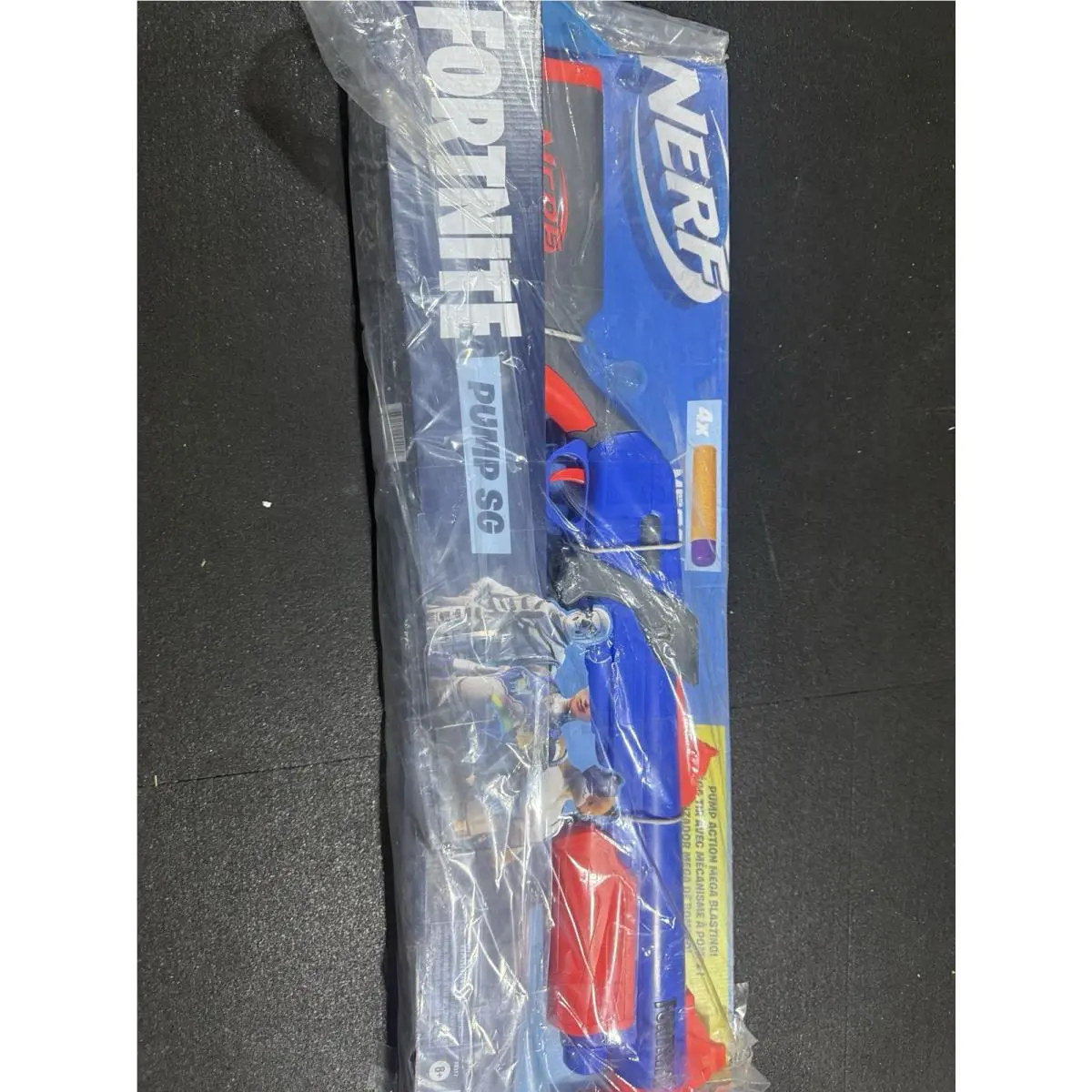 Nerf Fortnite Pump SG Mega Dart Blaster 4x Darts 2021 Age Level 8-11 Years