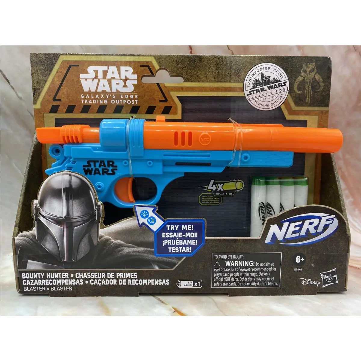 Nerf Star Wars Galaxy`s Edge Mandalorian Bounty Hunter Blaster
