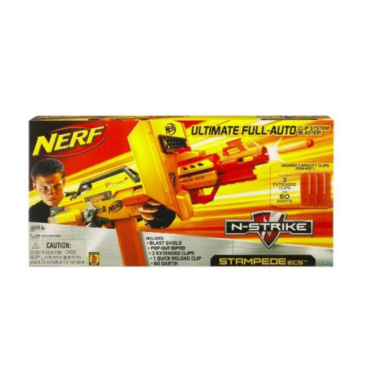 Hasbro Nerf N-strike Stampede Ecs with 60 Pcs Dart