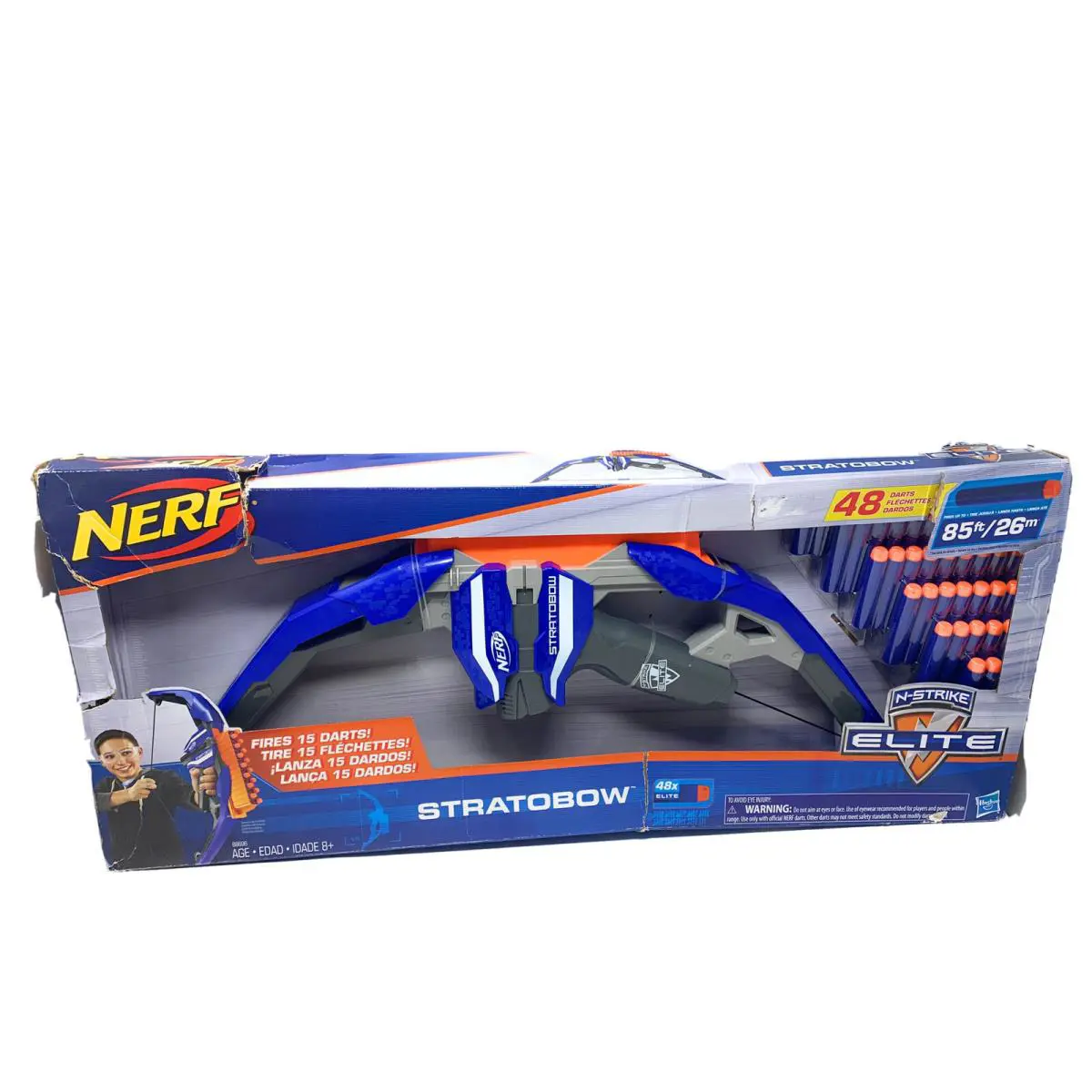 Nerf N-strike Stratobow with 48 Darts-new