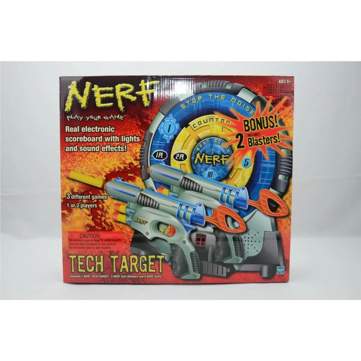 Nerf Tech Target 2 Dart Blasters - Minimal Box Damage